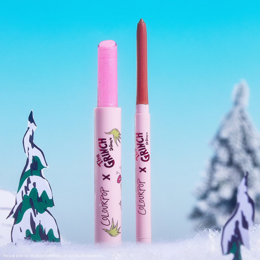 grinch so juicy gloss and liner set