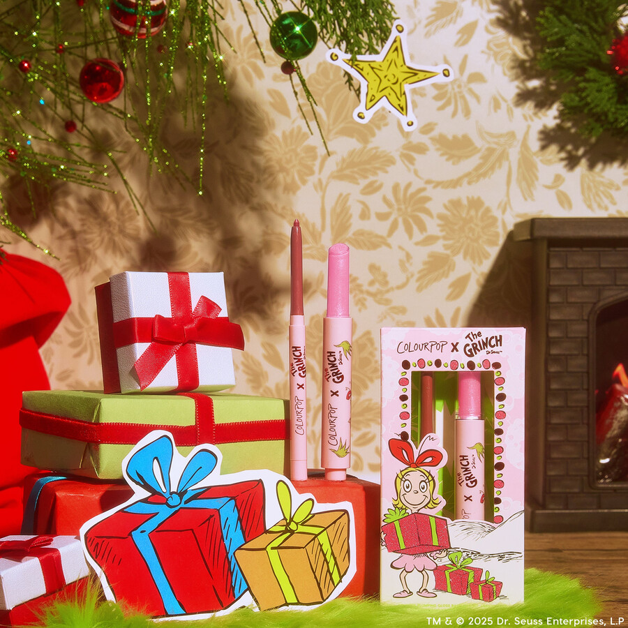 grinch so juicy gloss and liner set