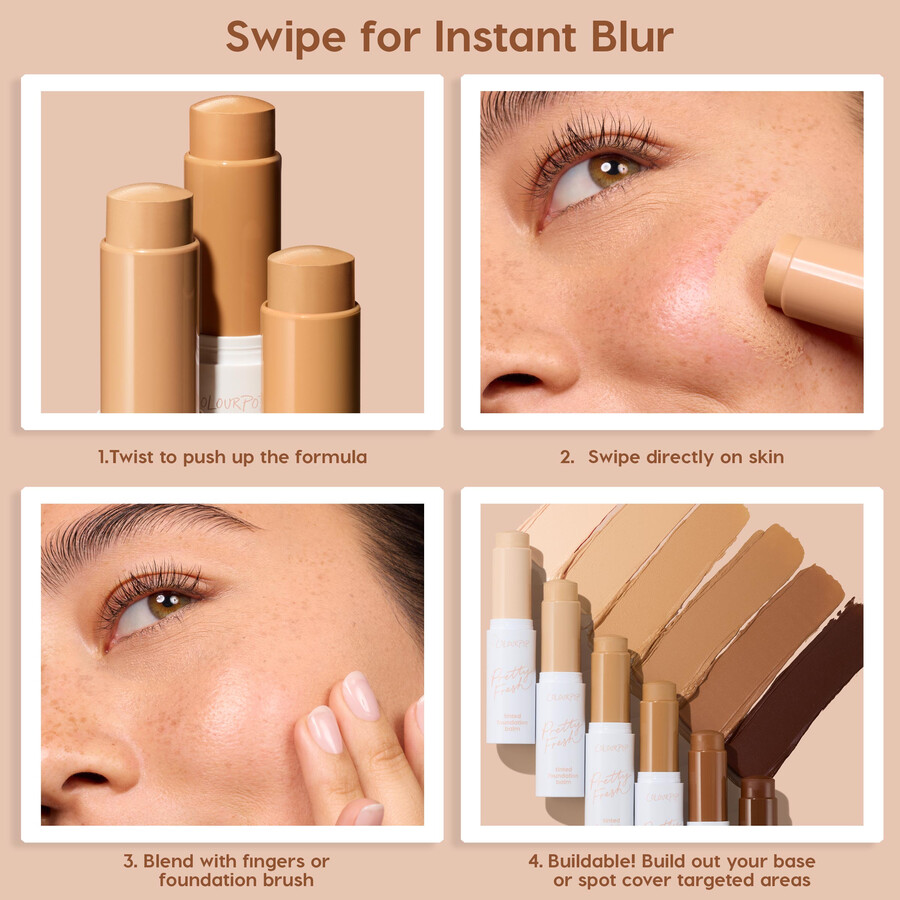 pretty fresh tinted foundation balm