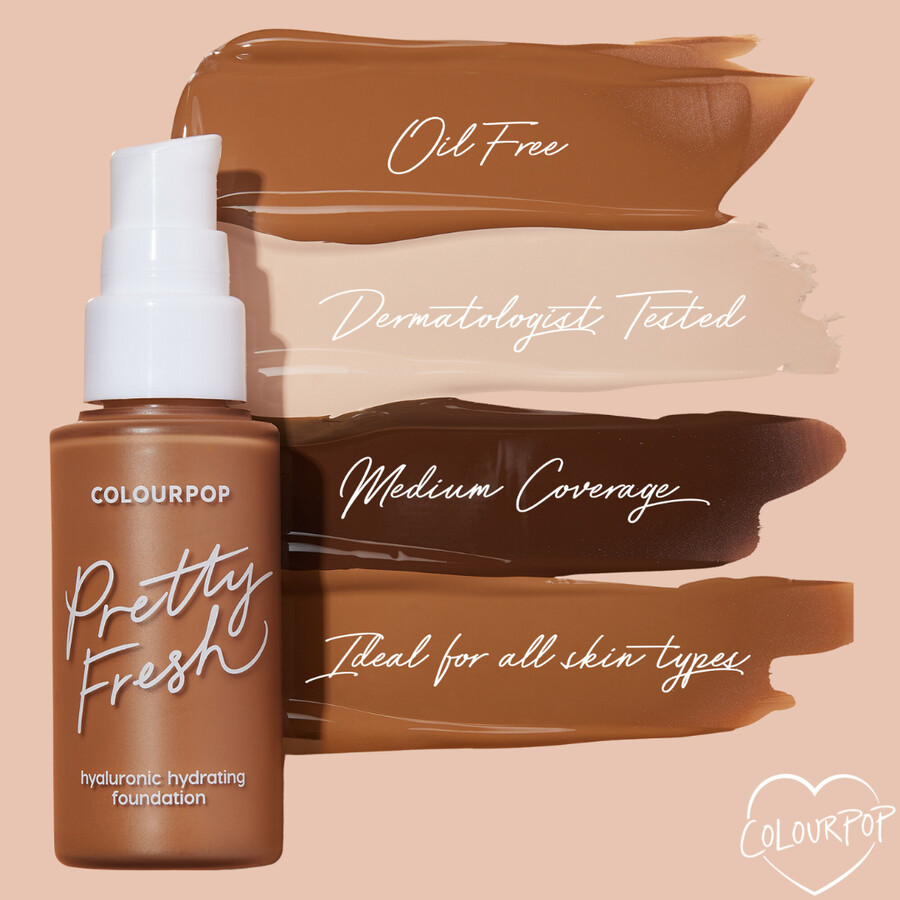 pretty fresh hyaluronic acid hydrating foundation